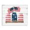 Stupell Industries Rustic Patriotic Jars American Pride Flag Design Canvas Wall Art